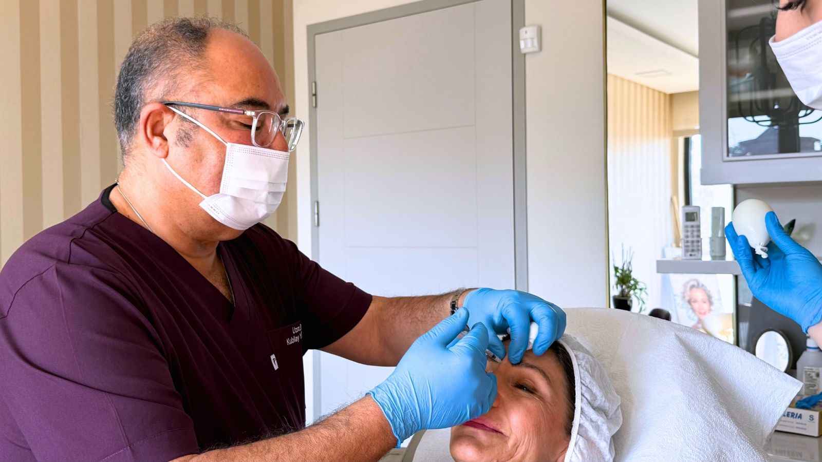 Botox-Anwendung